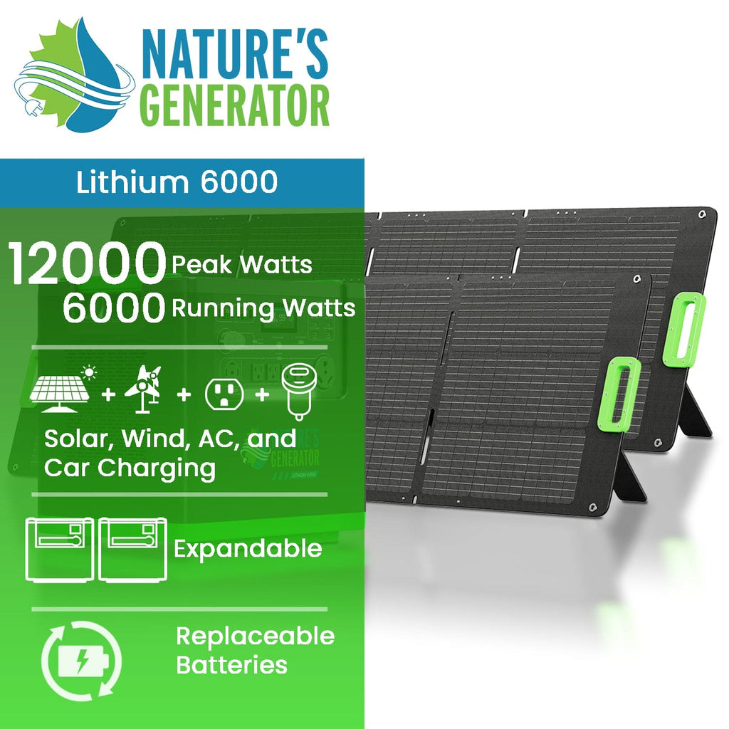 Nature's Generator Lithium 6000 Power Station