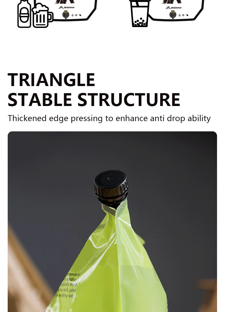 Collapsible Camp Water Storage Bag — 8L