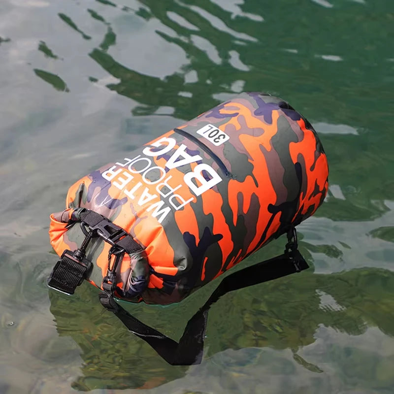 Waterproof Roll-Top Dry Bag — 5L to 30L