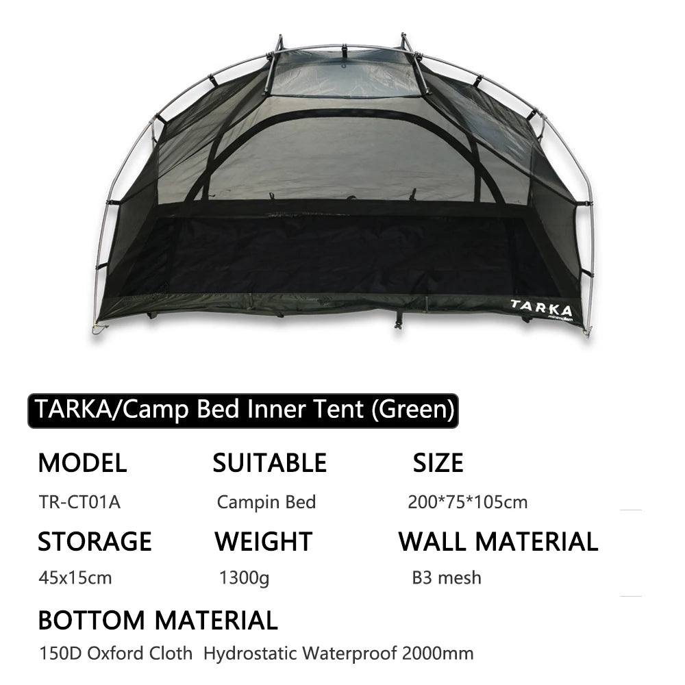 Camping Bed Mesh Inner Tent - 1 Person,