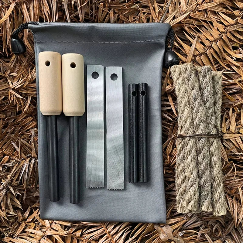Waterproof Magnesium Flint Fire Starter Set