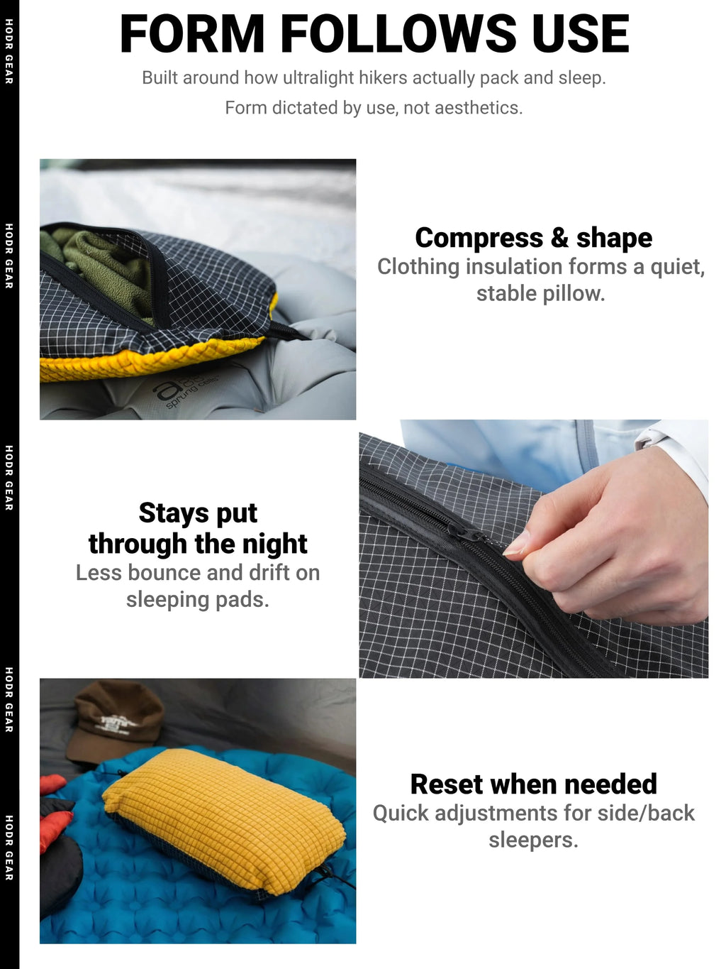 Ultralight Dual-Mode Stuff Sack & Camp Pillow — 60g