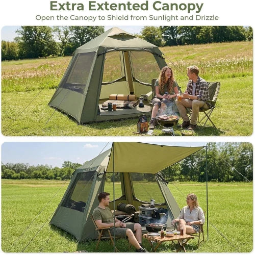 Inflatable Tent 4-Person, 4-Season