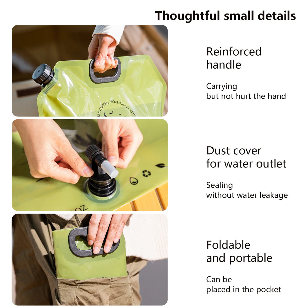 Collapsible Camp Water Storage Bag — 8L