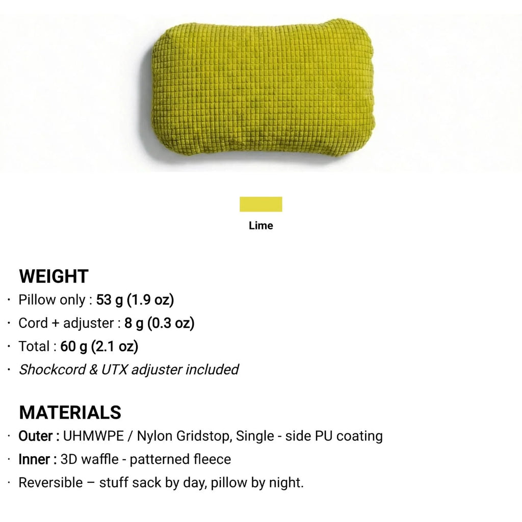 Ultralight Dual-Mode Stuff Sack & Camp Pillow — 60g