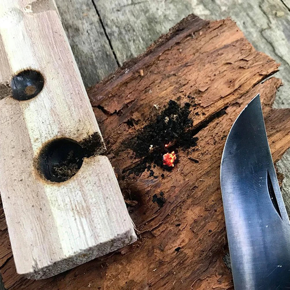 Primitive Bow Drill Fire Starter Kit