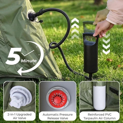 Inflatable Tent 4-Person, 4-Season