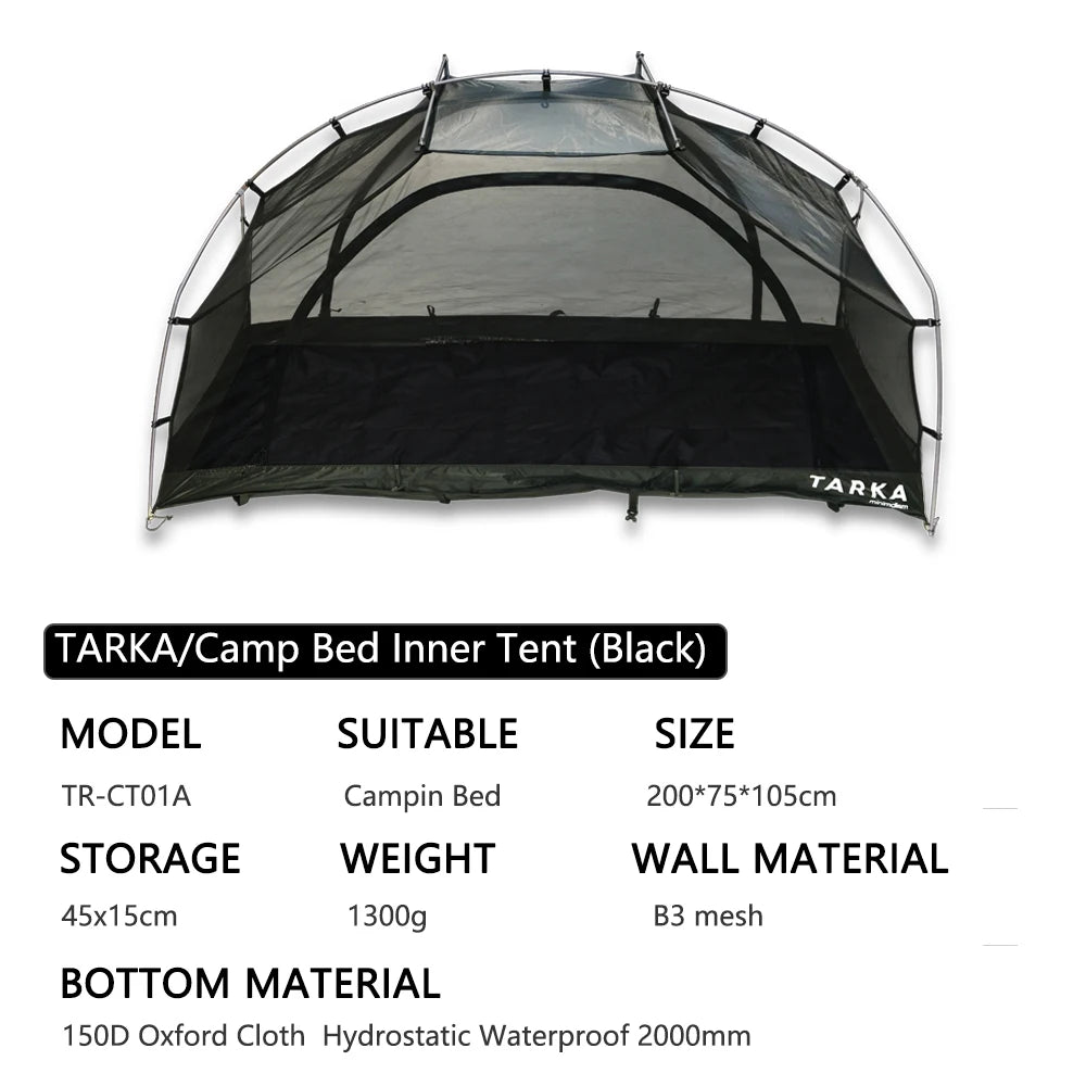 Camping Bed Mesh Inner Tent - 1 Person,
