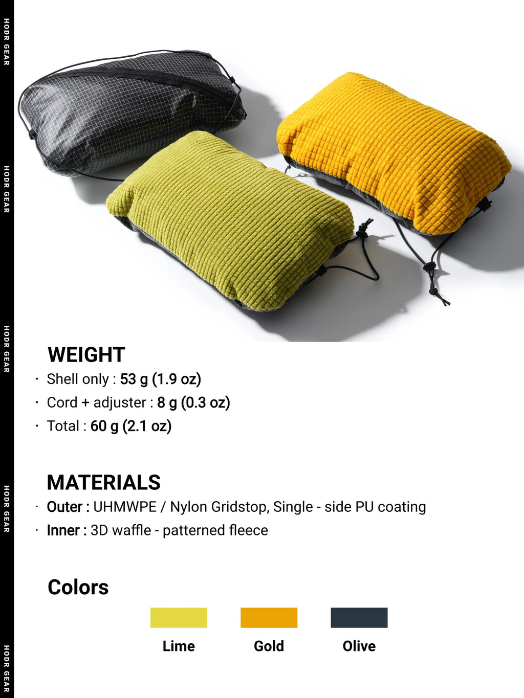 Ultralight Dual-Mode Stuff Sack & Camp Pillow — 60g