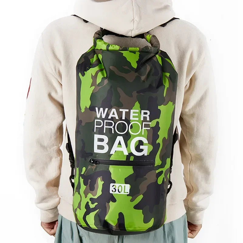 Waterproof Roll-Top Dry Bag — 5L to 30L