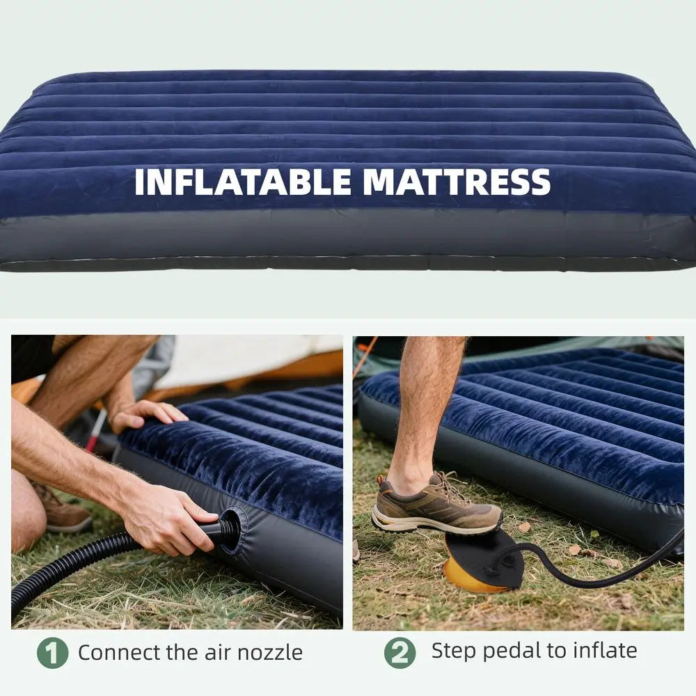 4-in-1 Camping Tent Cot & Matteres
