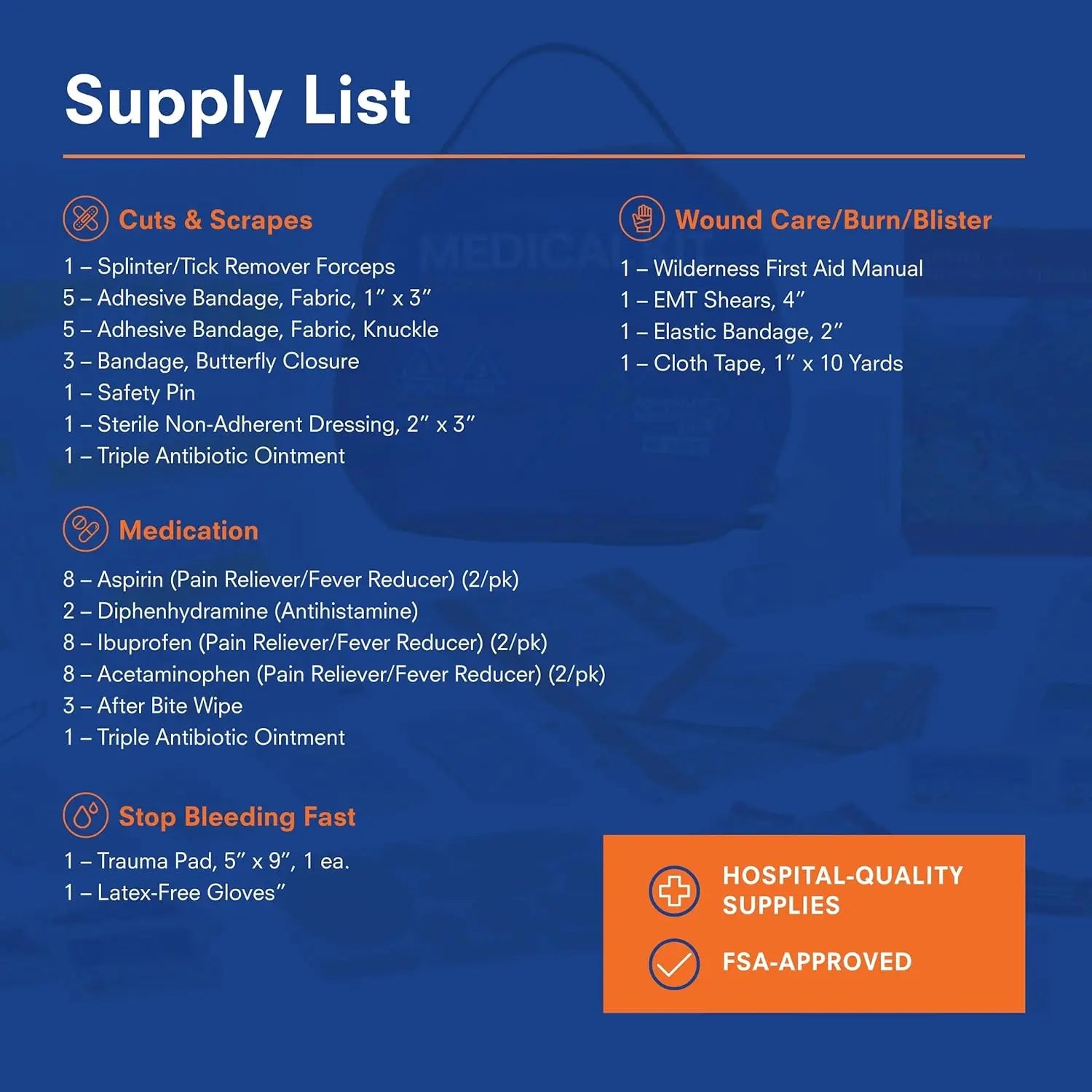 Backcountry First Aid Kit — 2 Person