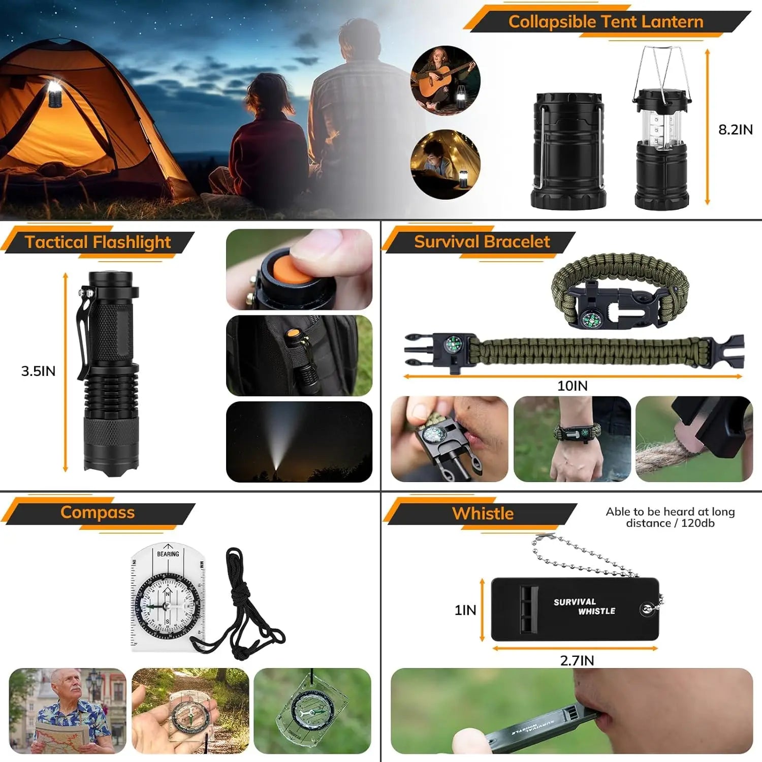 250-Piece Survival & First Aid Kit