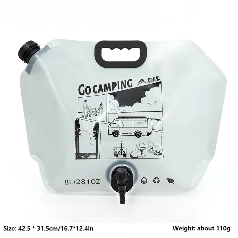 Collapsible Camp Water Storage Bag — 8L