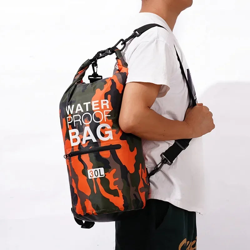 Waterproof Roll-Top Dry Bag — 5L to 30L