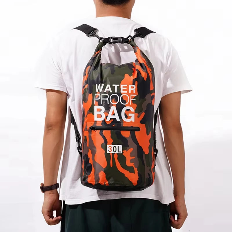 Waterproof Roll-Top Dry Bag — 5L to 30L