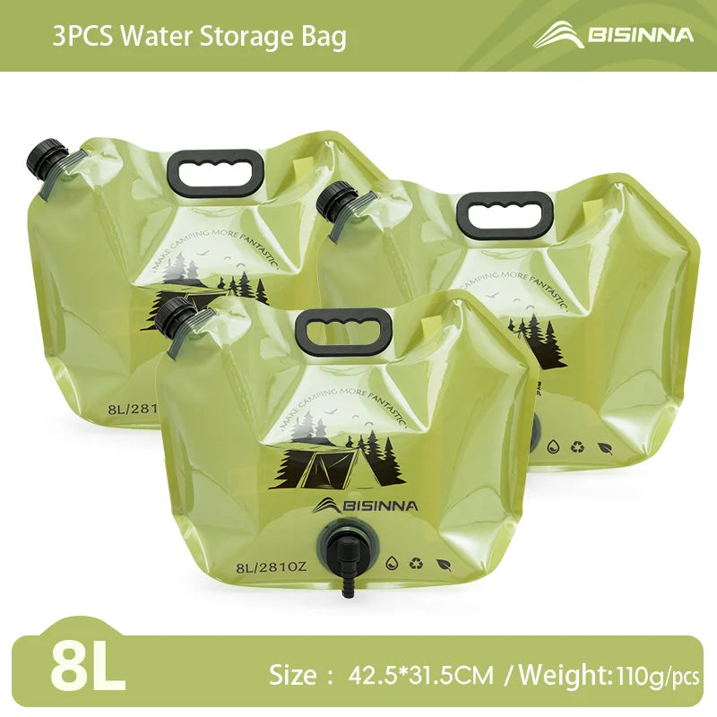 Collapsible Camp Water Storage Bag — 8L