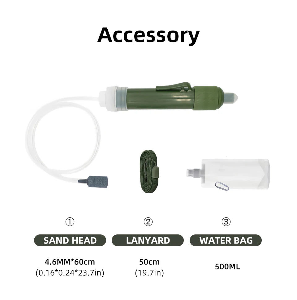 Survival Water Filter Straw
