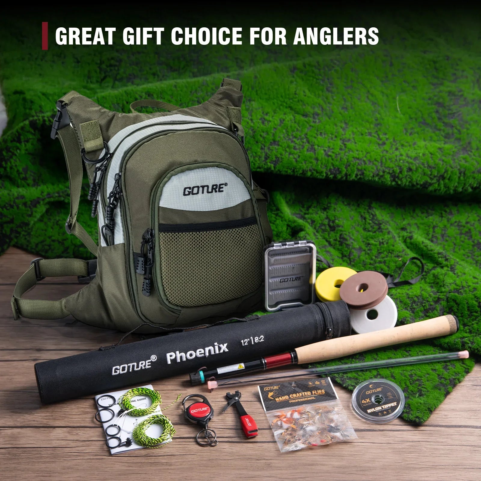 Tenkara Fly Fishing Rod Kit — 12ft Carbon, Complete Set