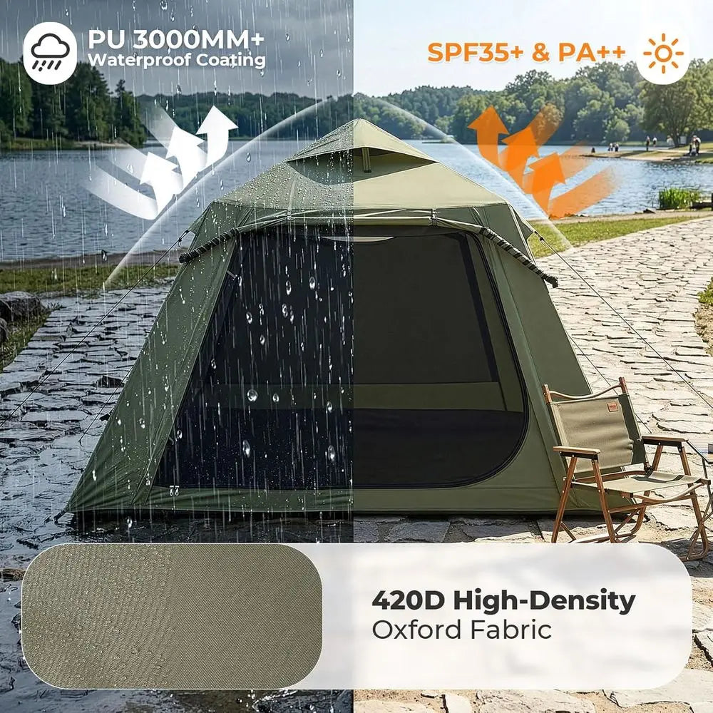 Inflatable Tent 4-Person, 4-Season