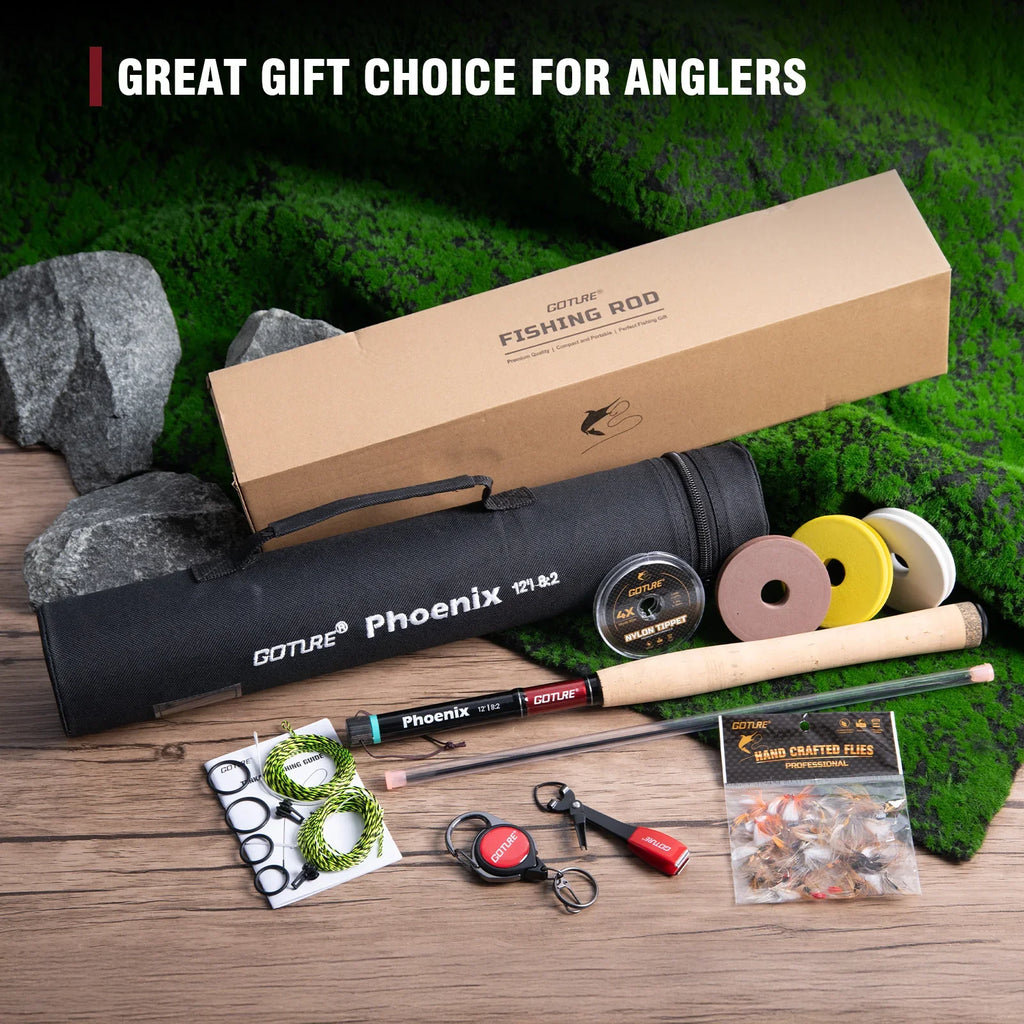 Tenkara Fly Fishing Rod Kit — 12ft Carbon, Complete Set