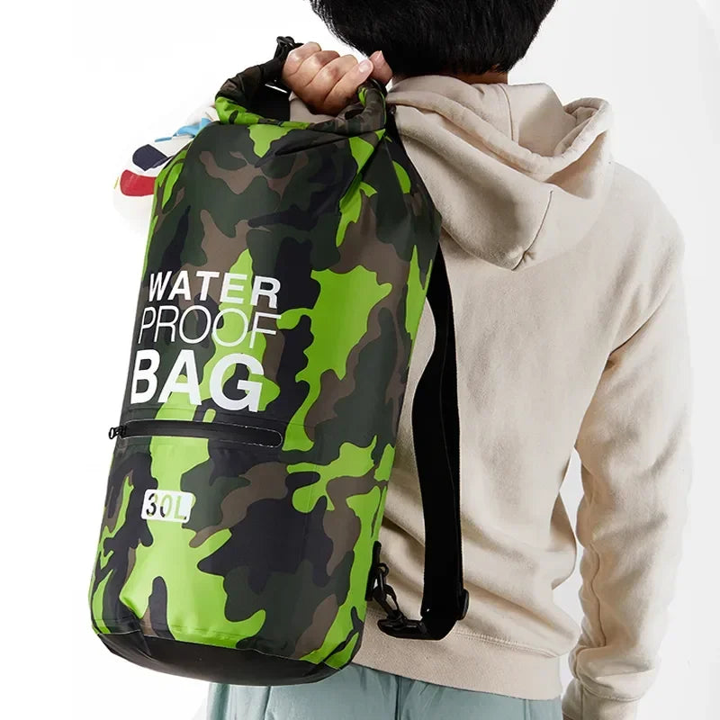Waterproof Roll-Top Dry Bag — 5L to 30L
