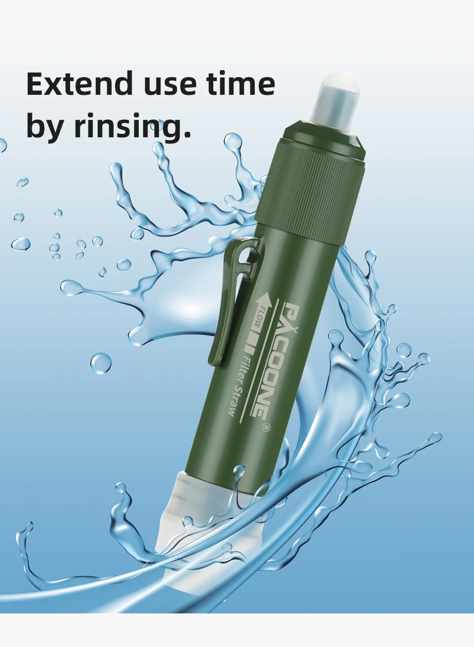Survival Water Filter Straw