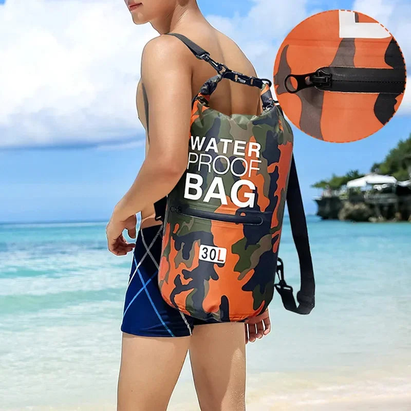 Waterproof Roll-Top Dry Bag — 5L to 30L