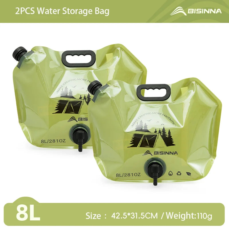 Collapsible Camp Water Storage Bag — 8L