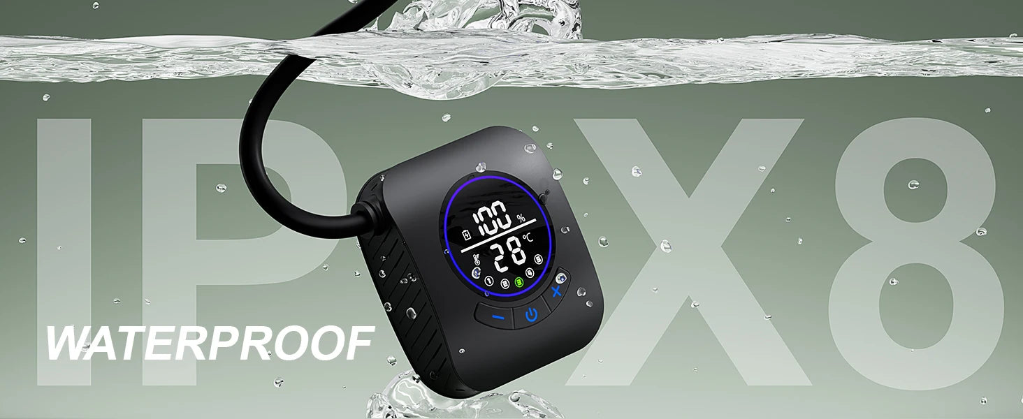 Portable Camp Shower Kit — 8000mAh, 5-Gallon Bucket