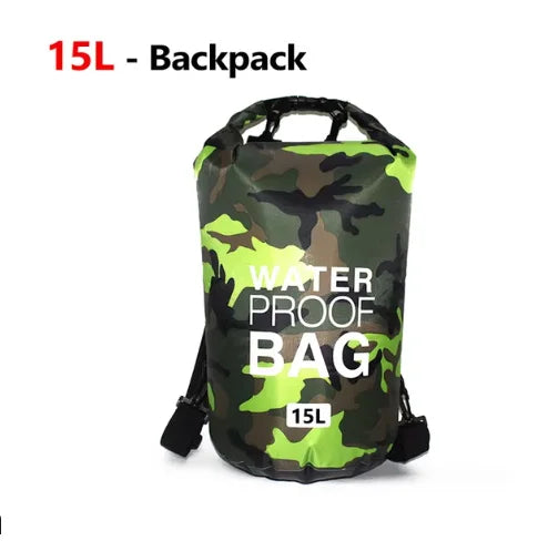 Waterproof Roll-Top Dry Bag — 5L to 30L