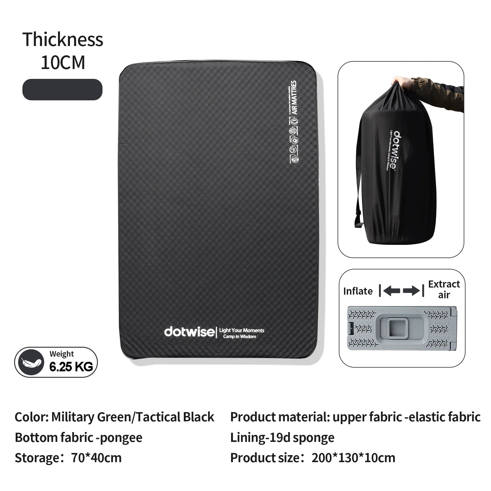 Self-inflating Camping Mattress