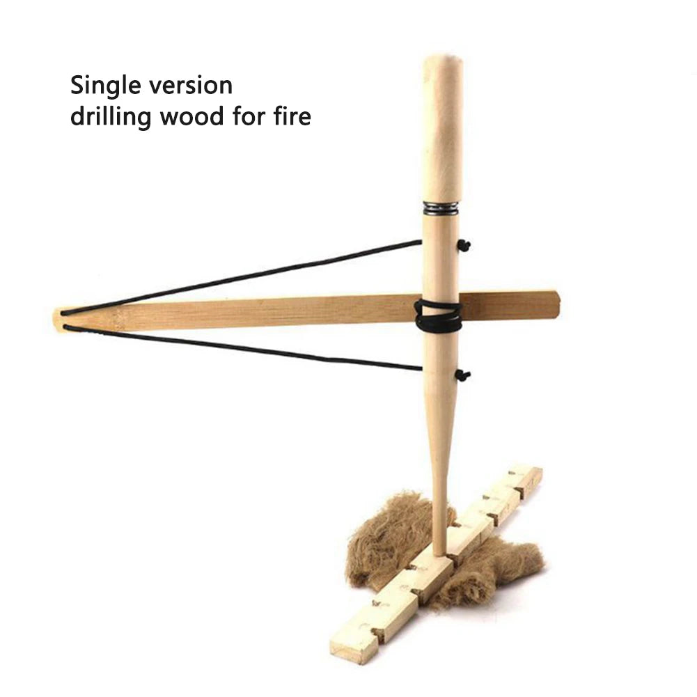 Primitive Bow Drill Fire Starter Kit