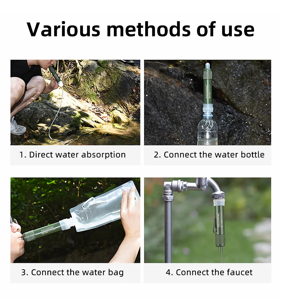 Survival Water Filter Straw