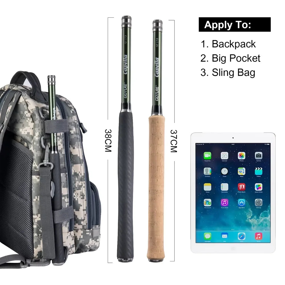 Tenkara Fly Fishing Rod Kit — 12ft Carbon, Complete Set