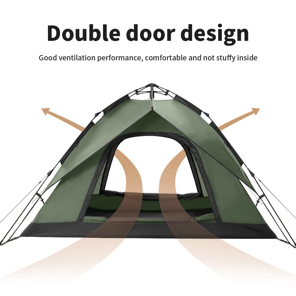 One-Touch Pop-Up Tent — 3 Person