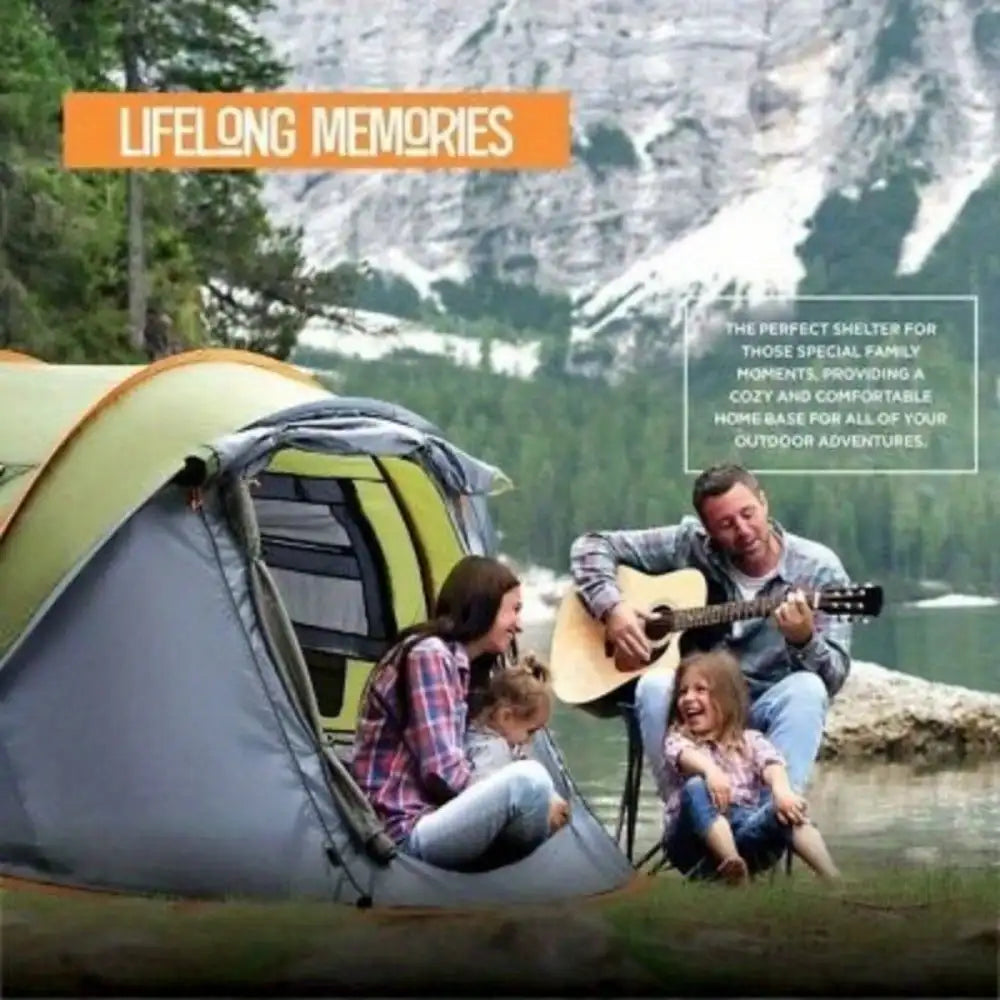 2 Person Foldable Pop-Up Tent - No Pole Assembly