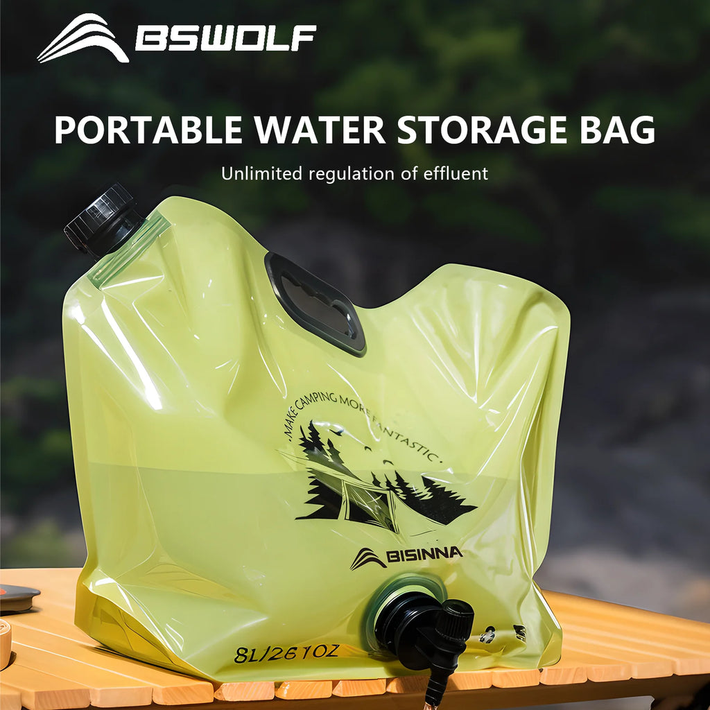 Collapsible Camp Water Storage Bag — 8L