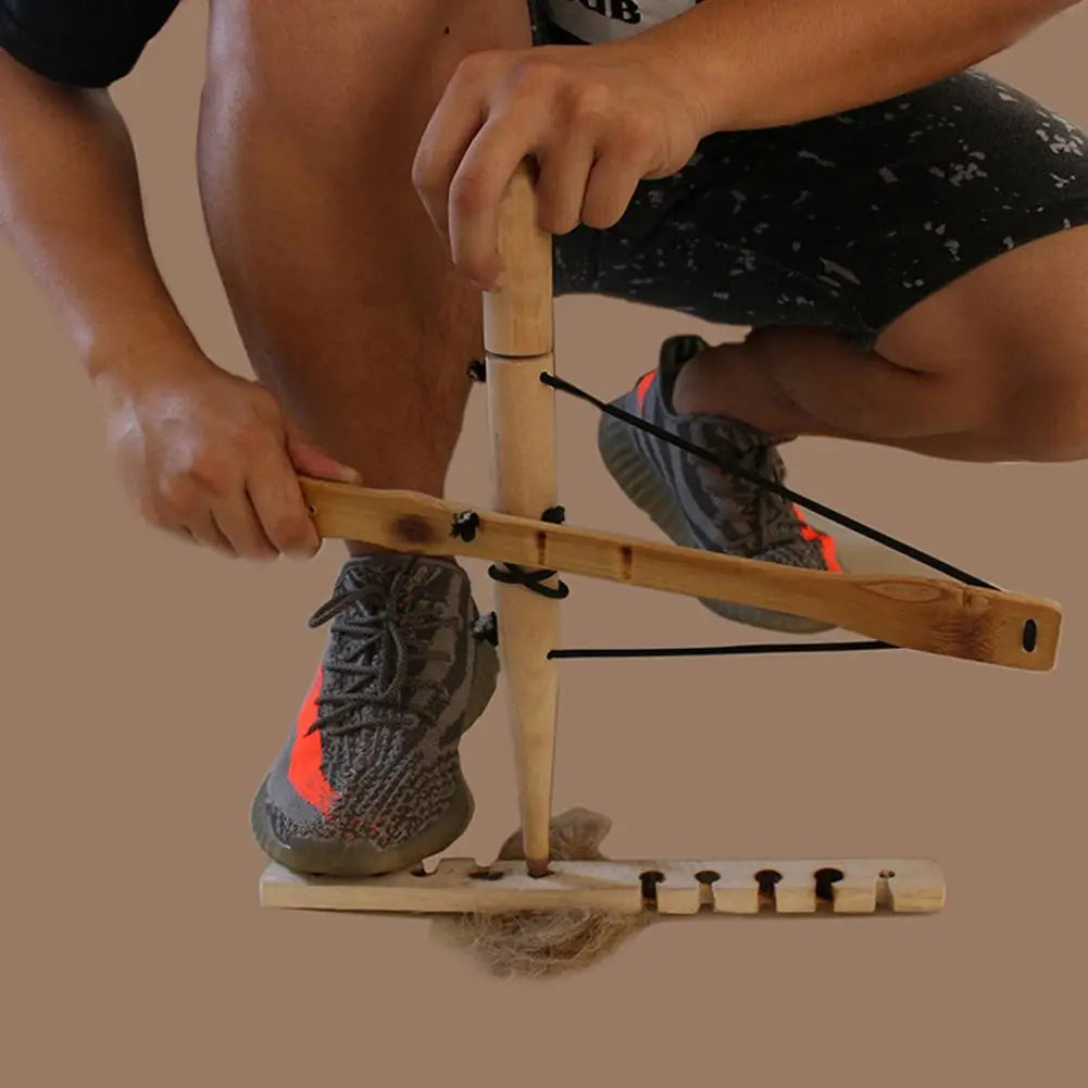 Primitive Bow Drill Fire Starter Kit