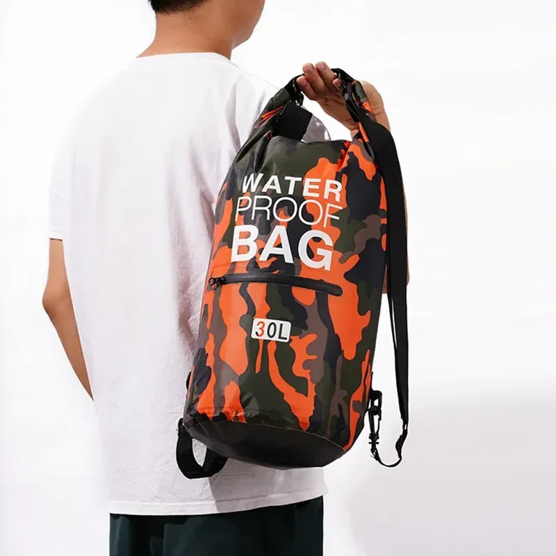 Waterproof Roll-Top Dry Bag — 5L to 30L
