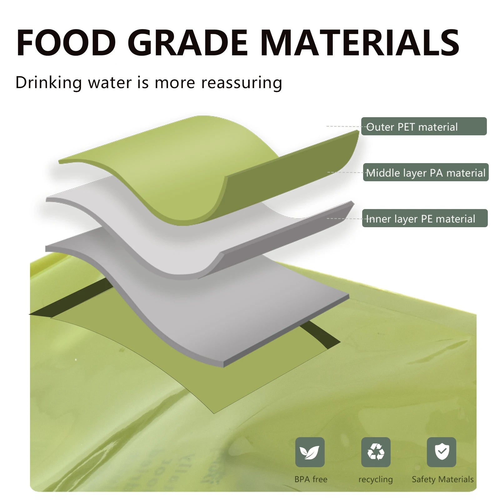 Collapsible Camp Water Storage Bag — 8L