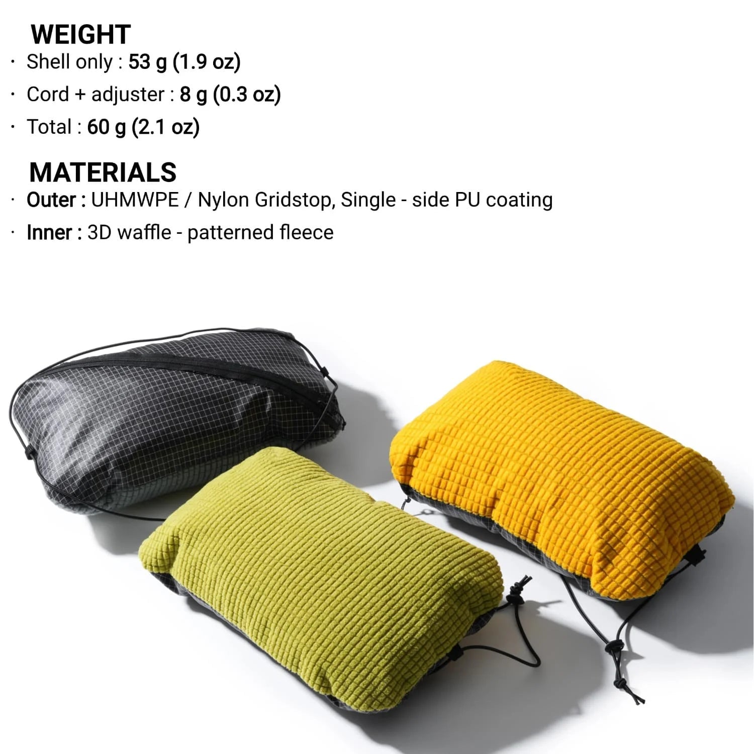Ultralight Dual-Mode Stuff Sack & Camp Pillow — 60g