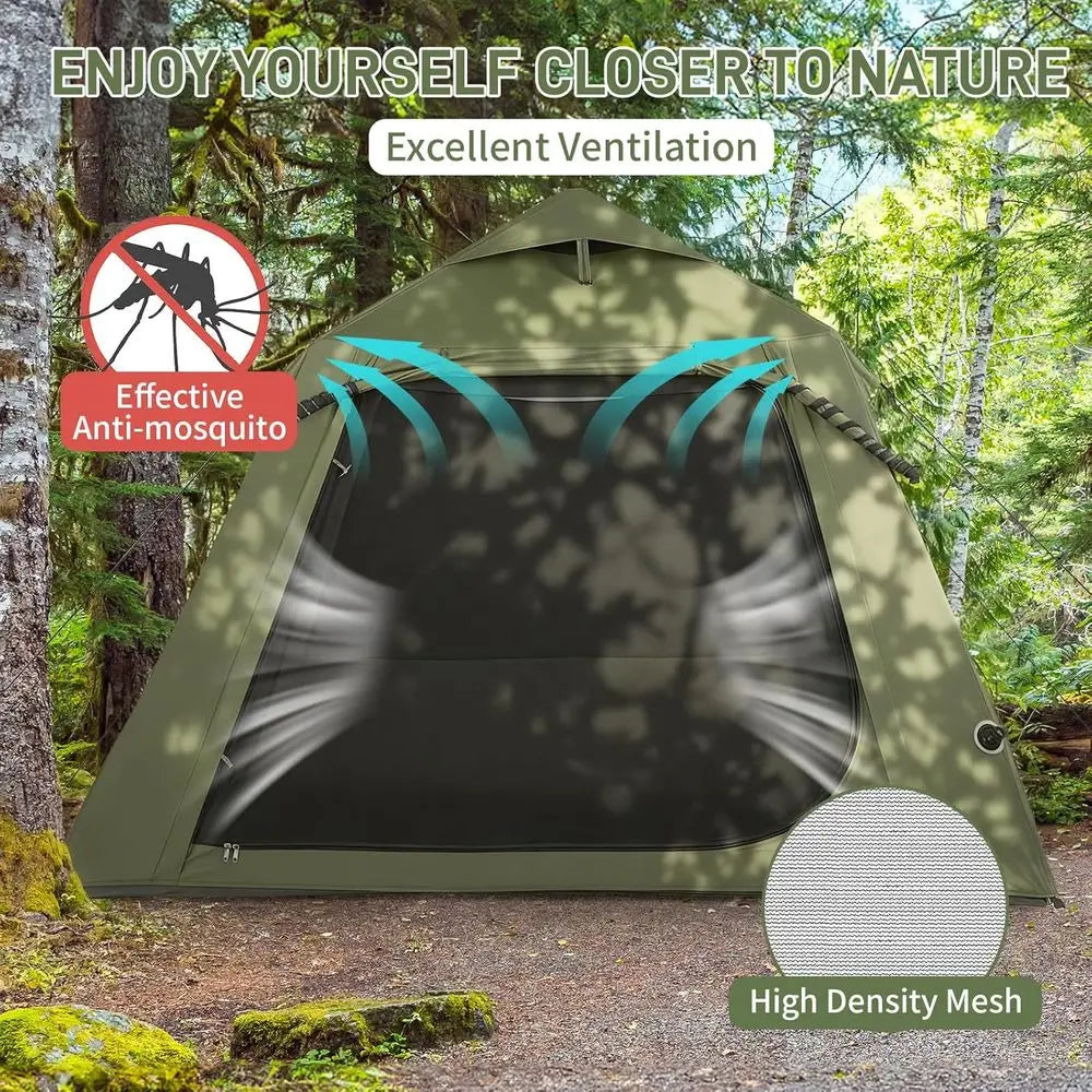 Inflatable Tent 4-Person, 4-Season