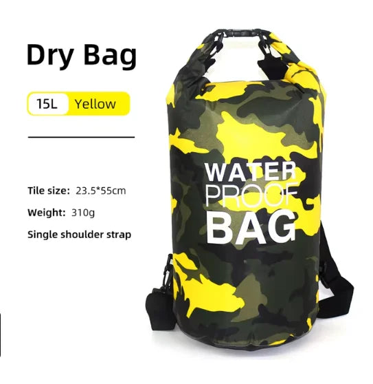 Waterproof Roll-Top Dry Bag — 5L to 30L
