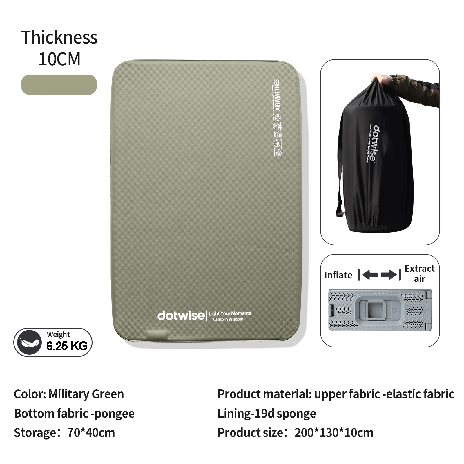 Self-inflating Camping Mattress
