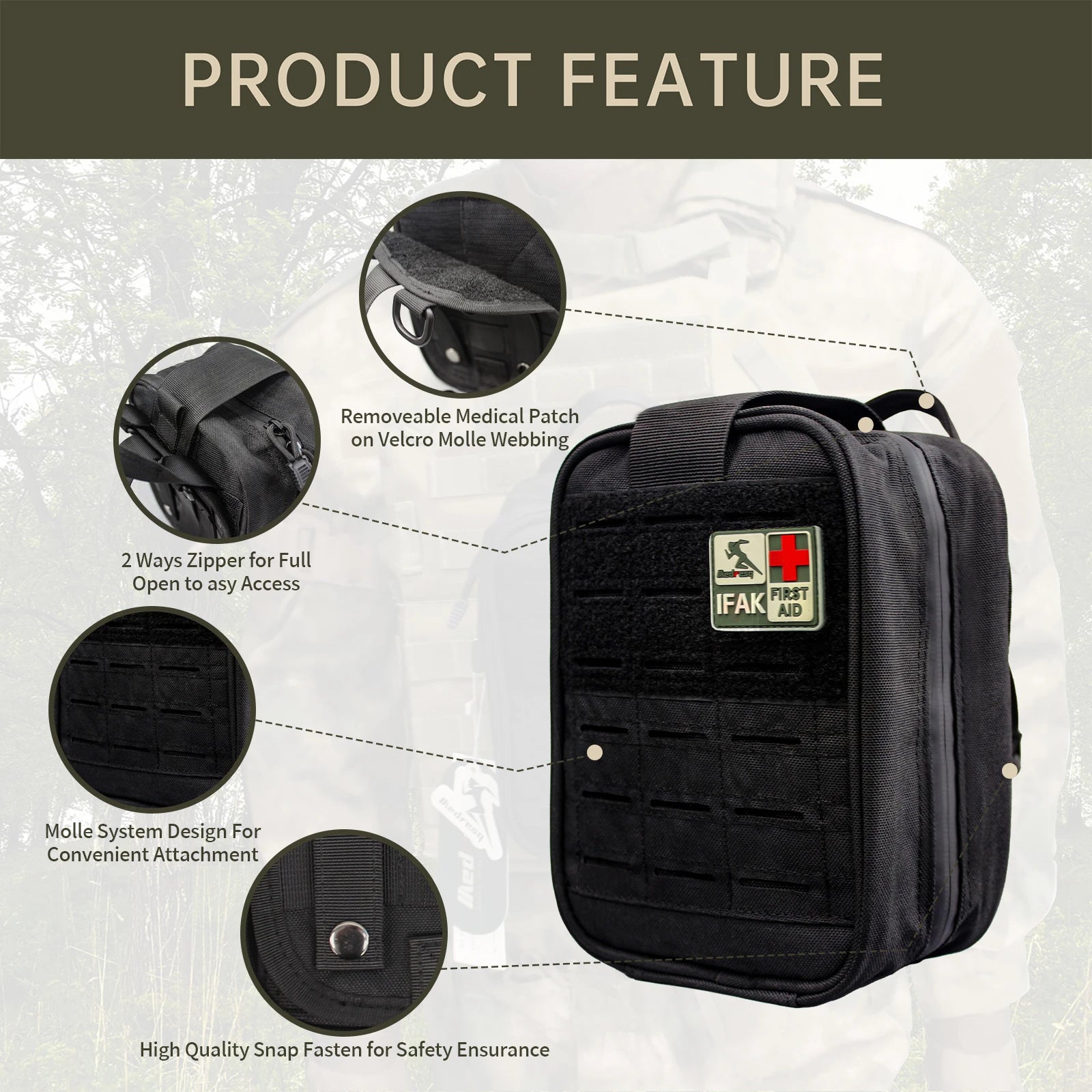 IFAK First Aid Kit — Trauma & Survival