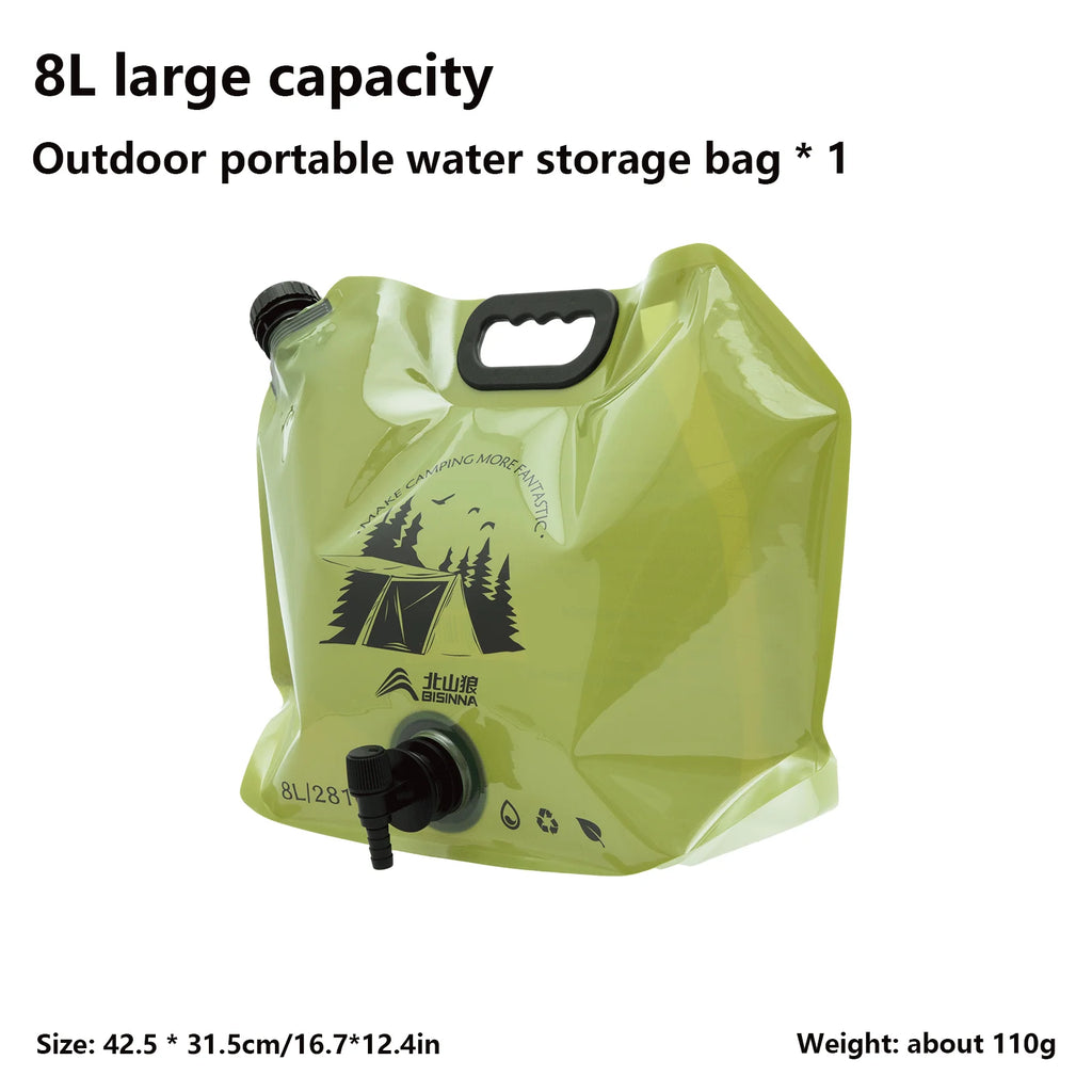 Collapsible Camp Water Storage Bag — 8L