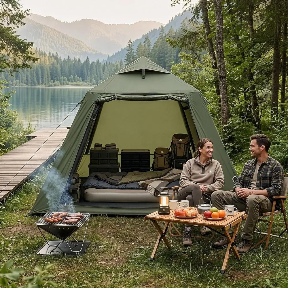 Inflatable Tent 4-Person, 4-Season