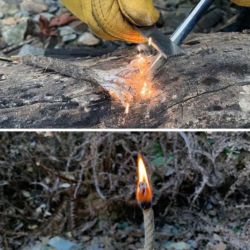 Waterproof Magnesium Flint Fire Starter Set