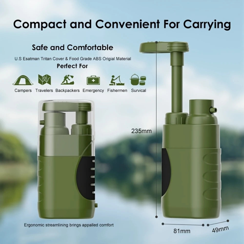 4-Stage Manual Water Filter Pump